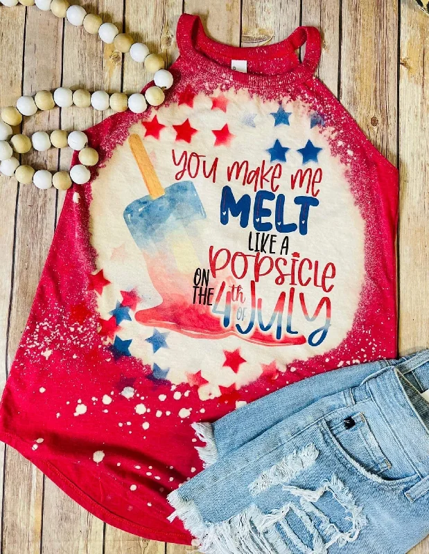 You Make Me Melt Like A Popsicle (star dyed tank)