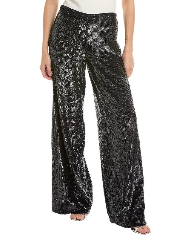 Emily Shalant Sequin Full Palazzo Pant