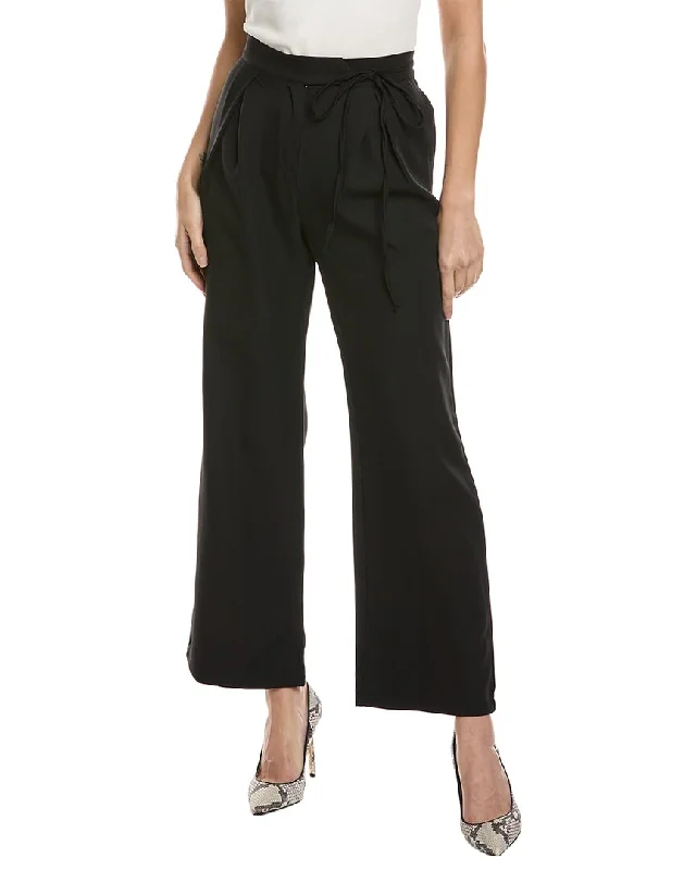 Madison Miles Pleated Straight Pant