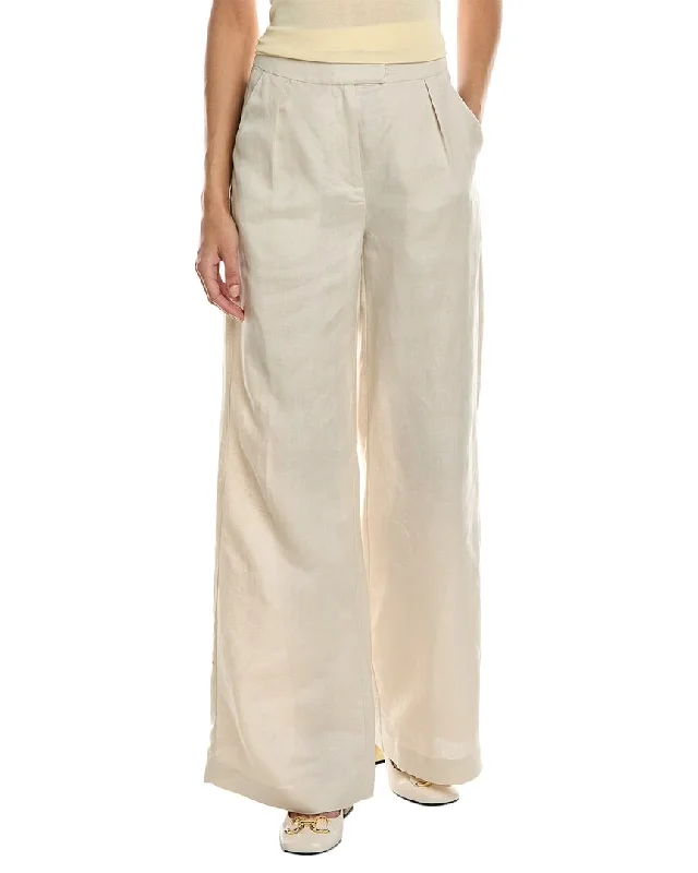 Nicholas Carly Linen-Blend Pant