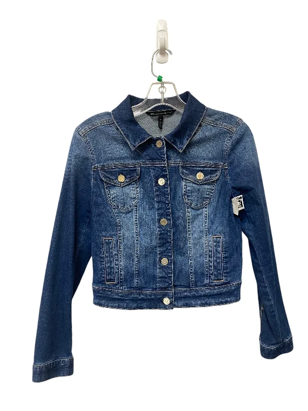 Jacket Denim By White House Black Market In Blue Denim, Size: 8p