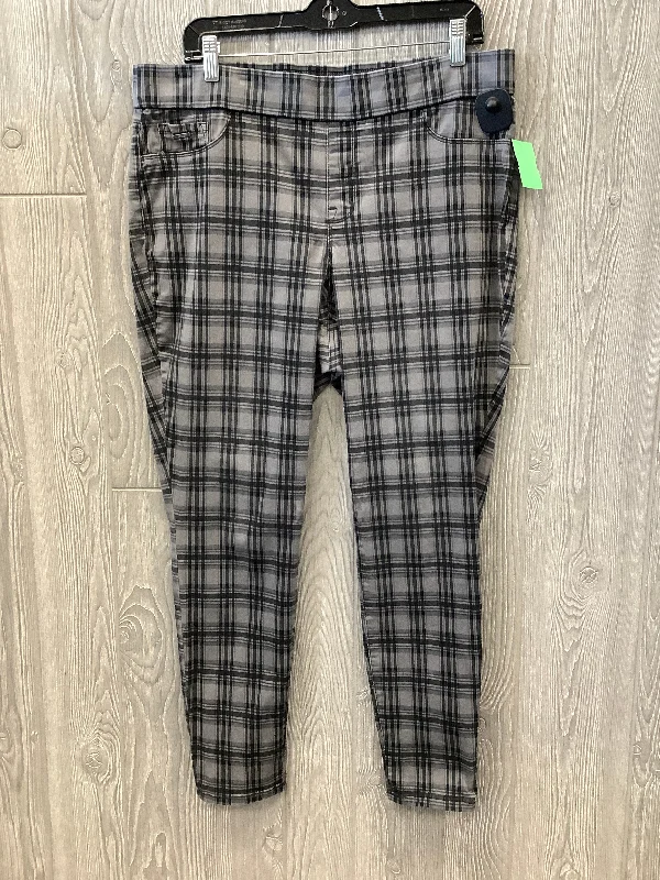 Pants Dress By Nine West In Plaid Pattern, Size: 16