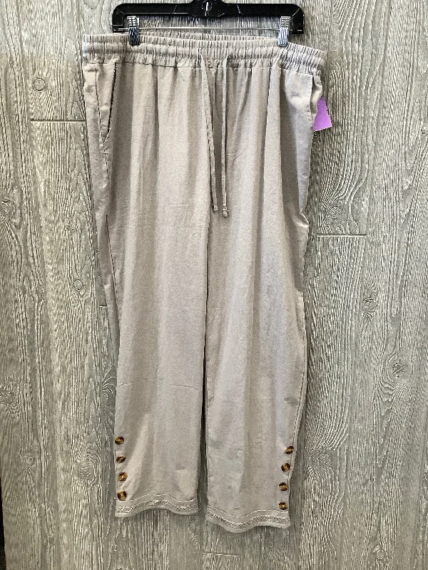 Pants Lounge By Clothes Mentor In Grey, Size: 20