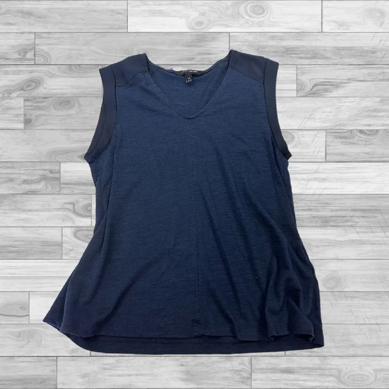 Top Sleeveless By Banana Republic In Navy, Size: Xs