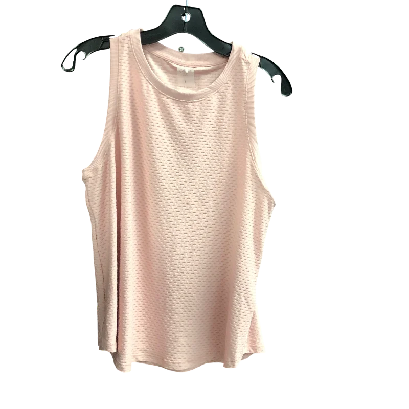 Top Sleeveless By Calia In Pink, Size: L