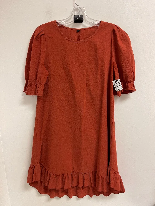 Dress Casual Short By Clothes Mentor In Orange, Size: M