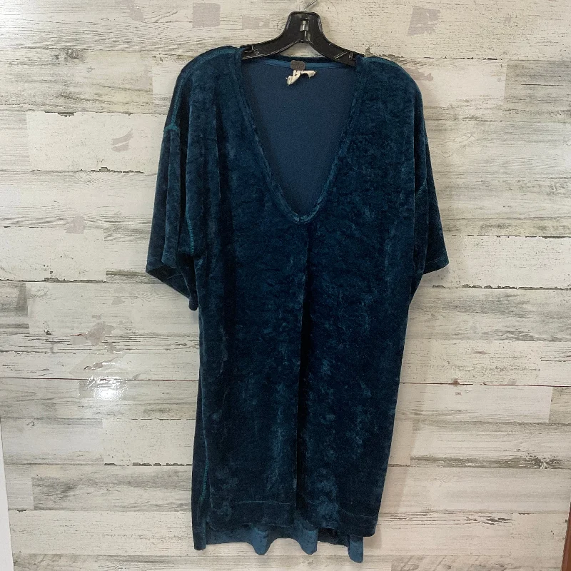 Tunic Short Sleeve By We The Free In Blue, Size: S