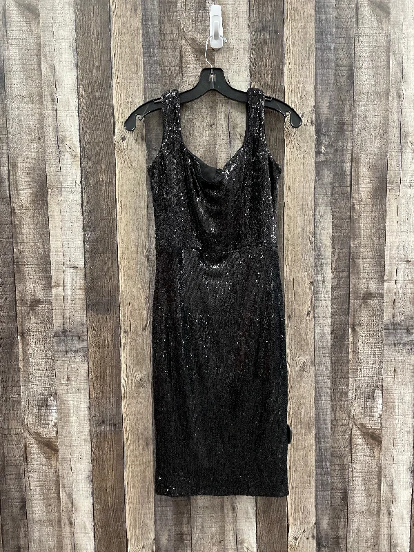 Black Dress Party Midi Dress The Population, Size S