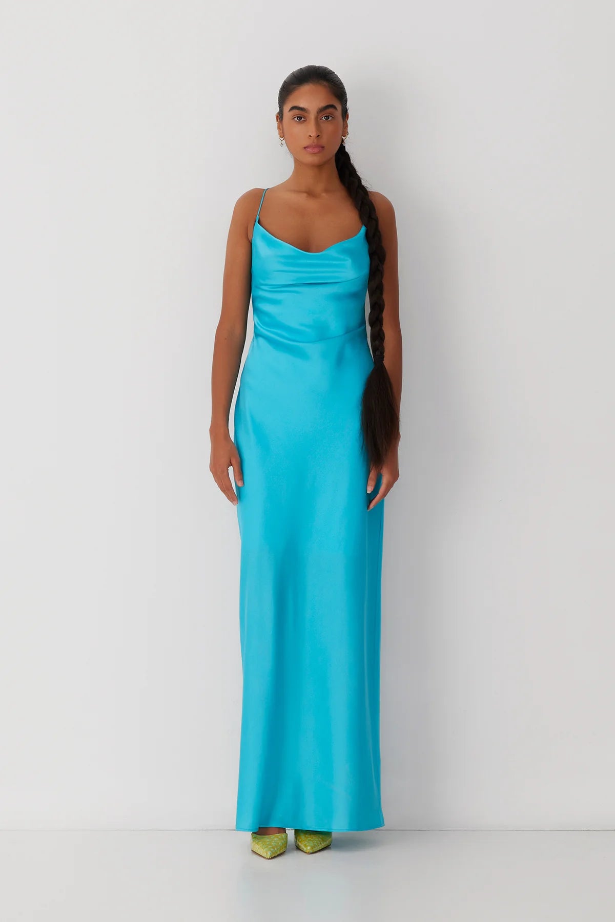 The Wolf Gang Las Lolas Maxi Dress - Aqua