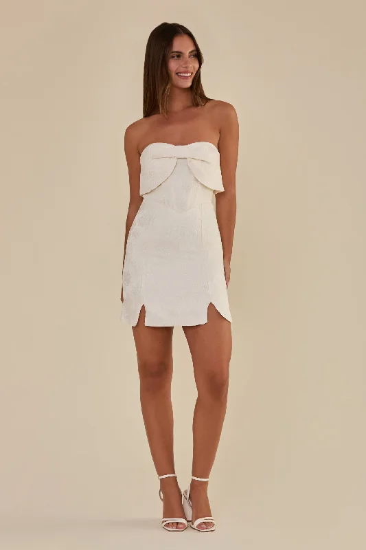 Portia Dress - Ivory