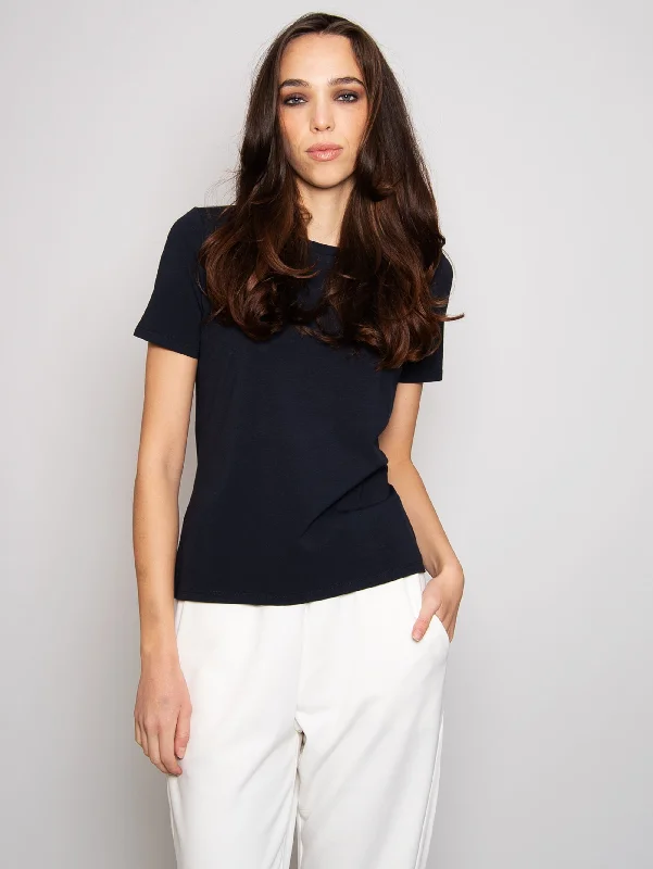 T-shirt Aderente Blu