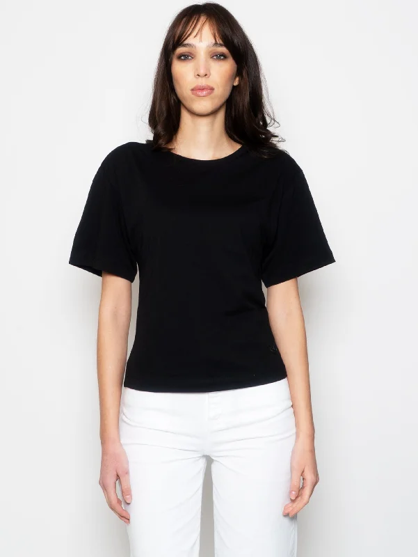 T-shirt Stile Corpetto Nero