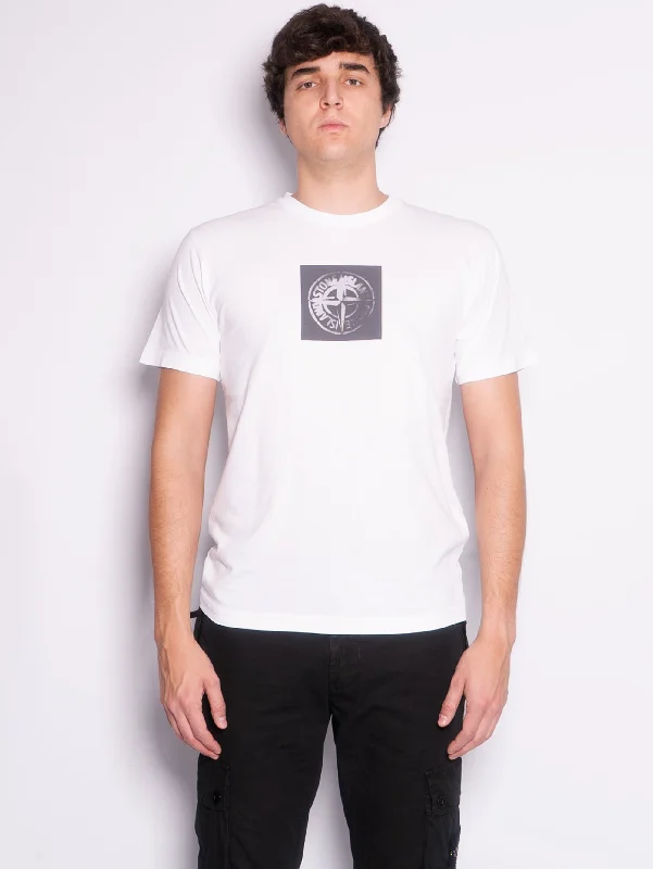 T-shirt con Stampa Institutional One Bianco