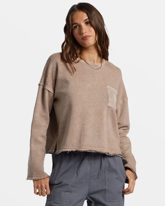 Doheny Crew Neck Sweatshirt - Root Beer