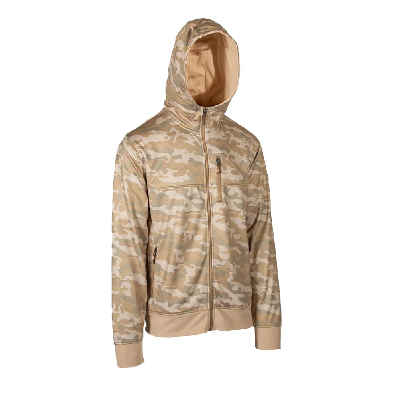 Full Zip Performance Hoodie | Desert Military Camo PreOrder