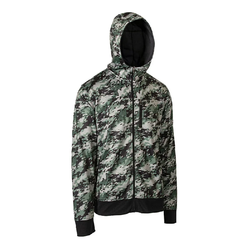 Full Zip Performance Hoodie | Geo Camo-Patriot PreOrder